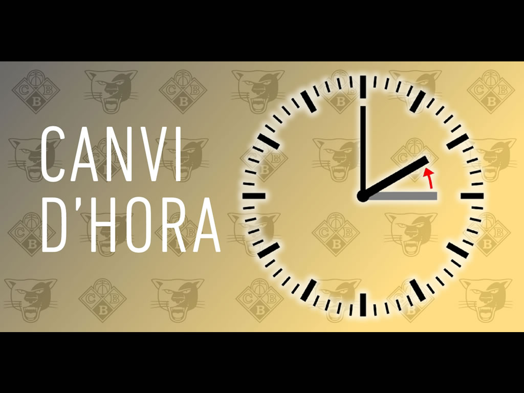 Canvi d’hora