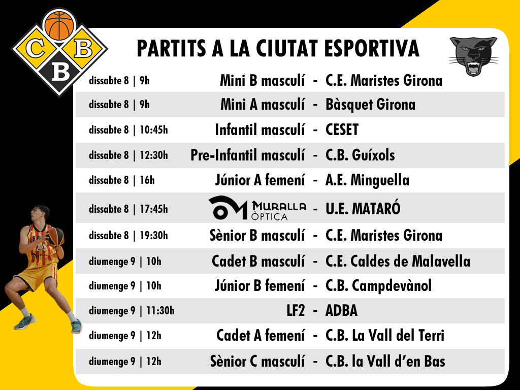 Partits a la Ciutat Esportiva