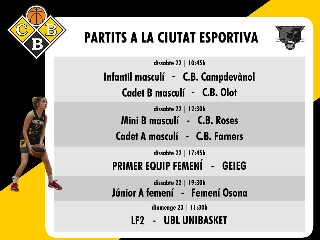 Partits a la Ciutat esportiva