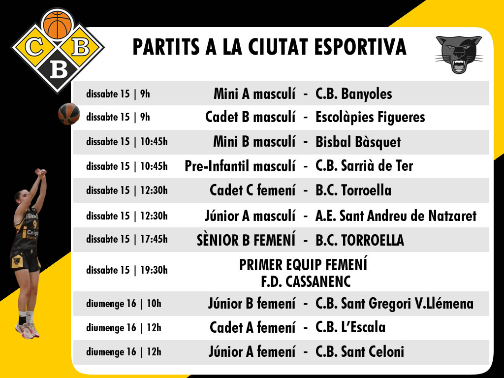 Partits a la Ciutat Esportiva