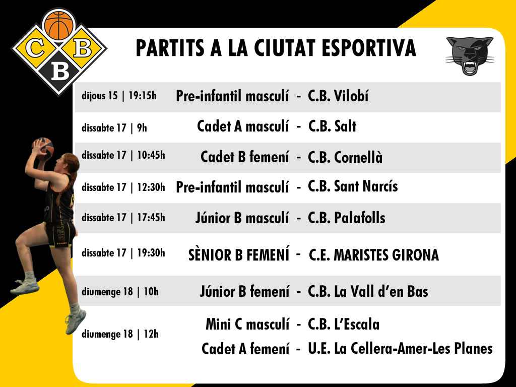 Partits a la Ciutat Esportiva