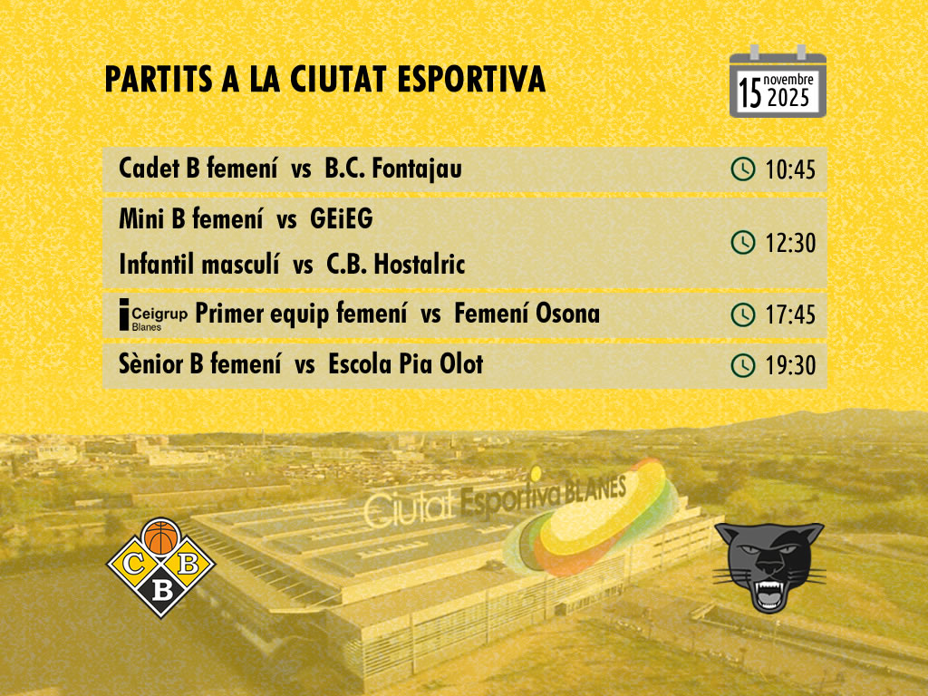 Partits a la Ciutat Esportiva