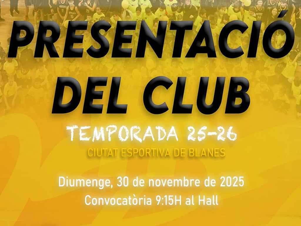 Presentació del Club