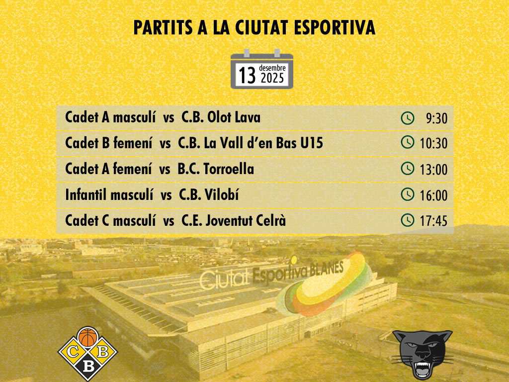 Partits a la Ciutat Esportiva