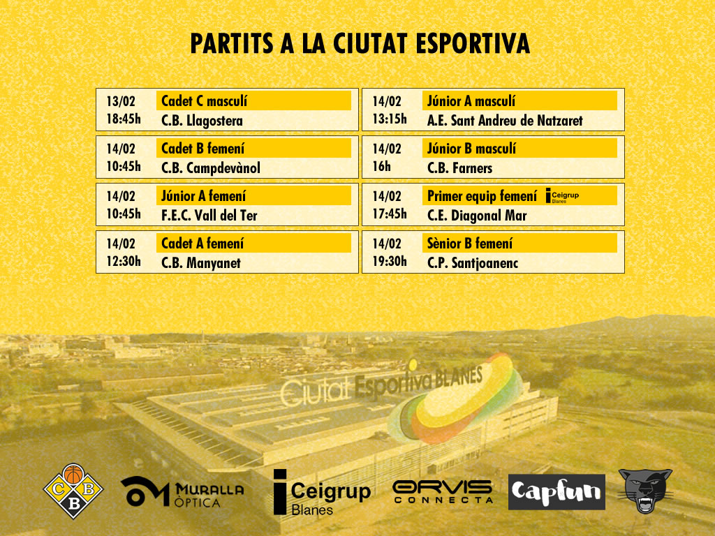 Partits a la Ciutat Esportiva