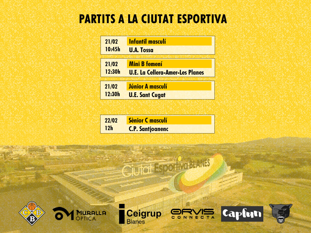 Partits a la Ciutat Esportiva