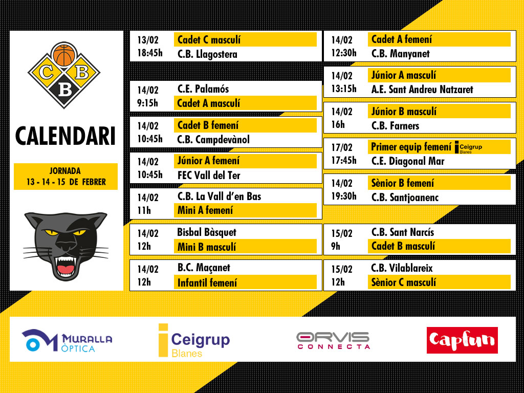 Partits de la jornada