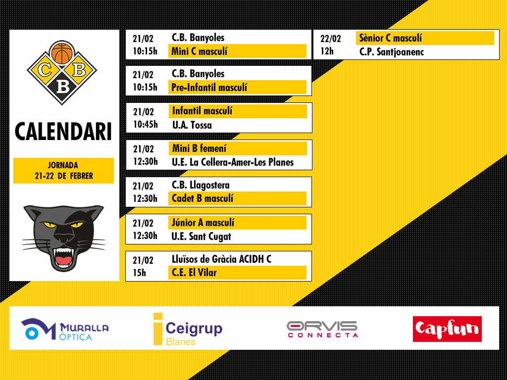 Partits de la jornada