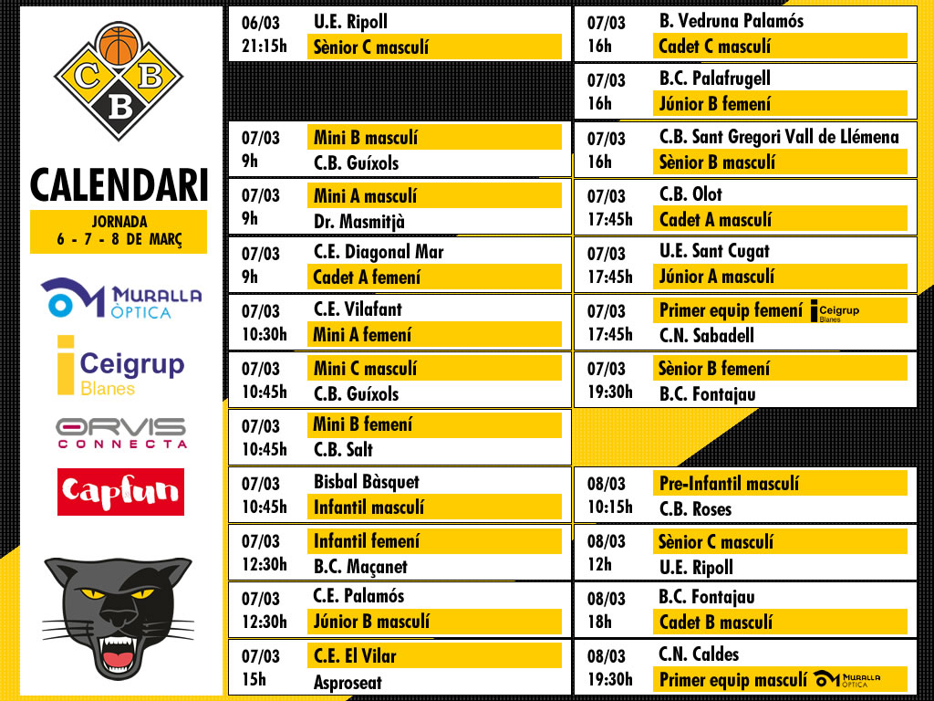 Partits de la jornada