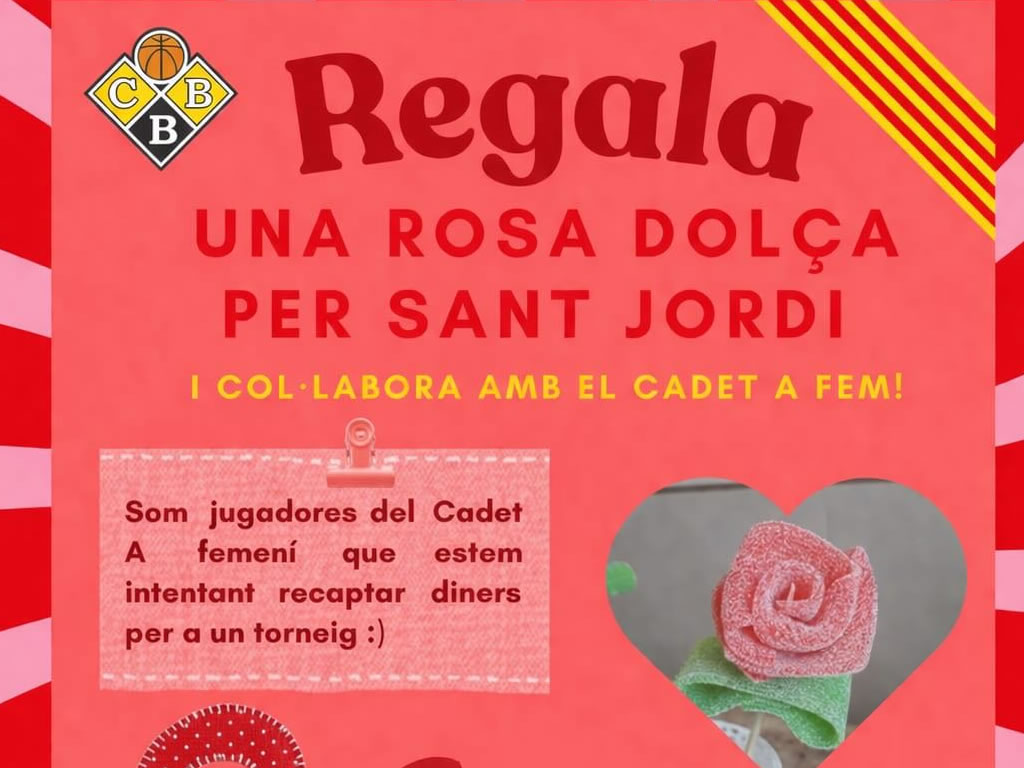 Per Sant Jordi, la rosa del Cadet femení