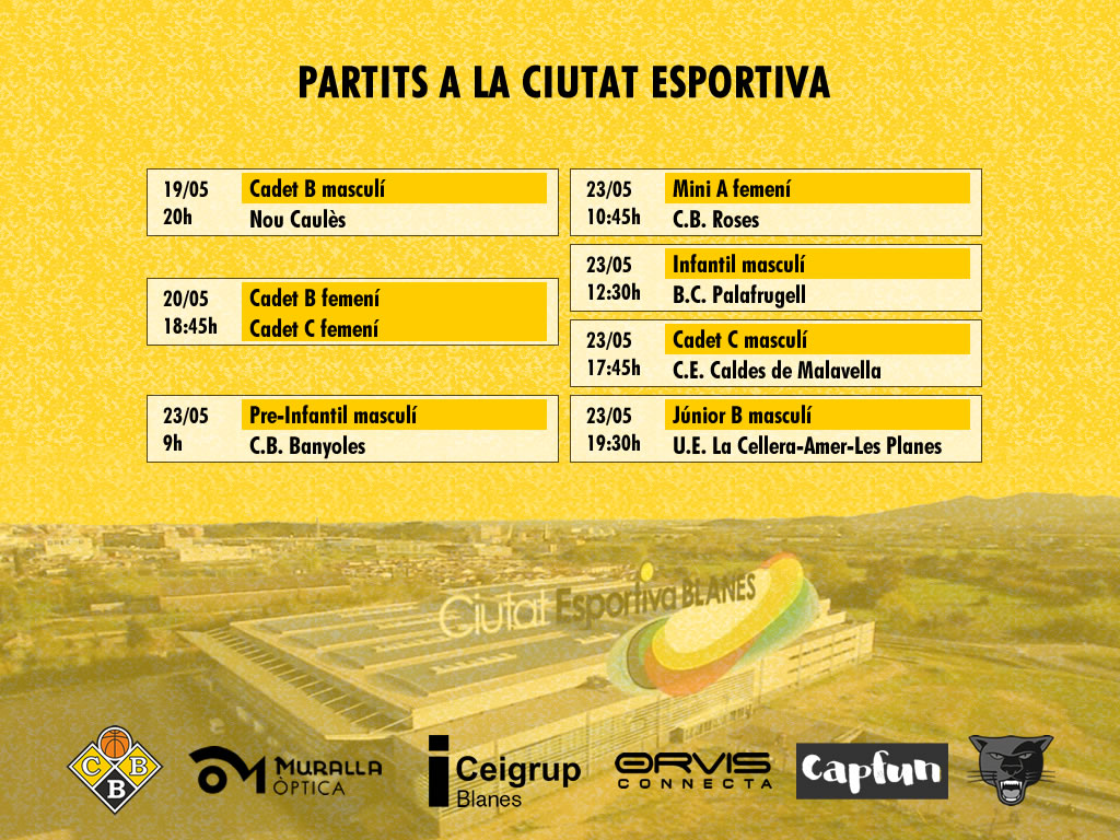 Partits a la Ciutat Esportiva