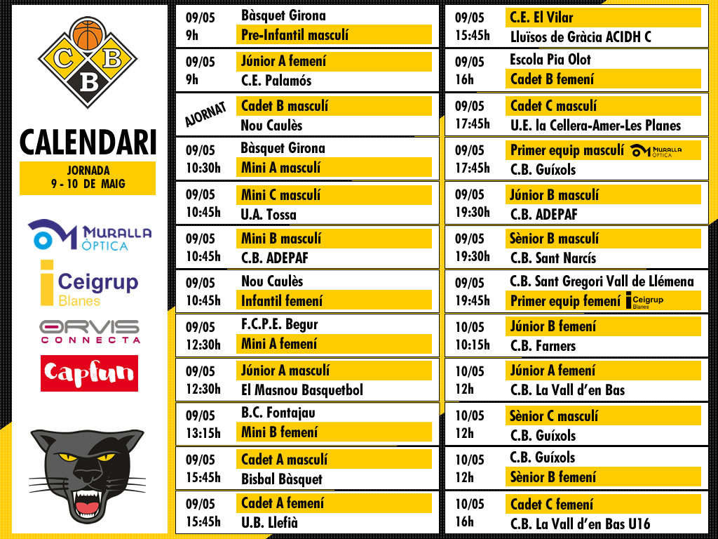 Partits de la jornada