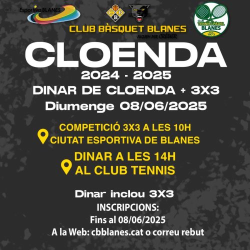 Cloenda temporada 2024-25